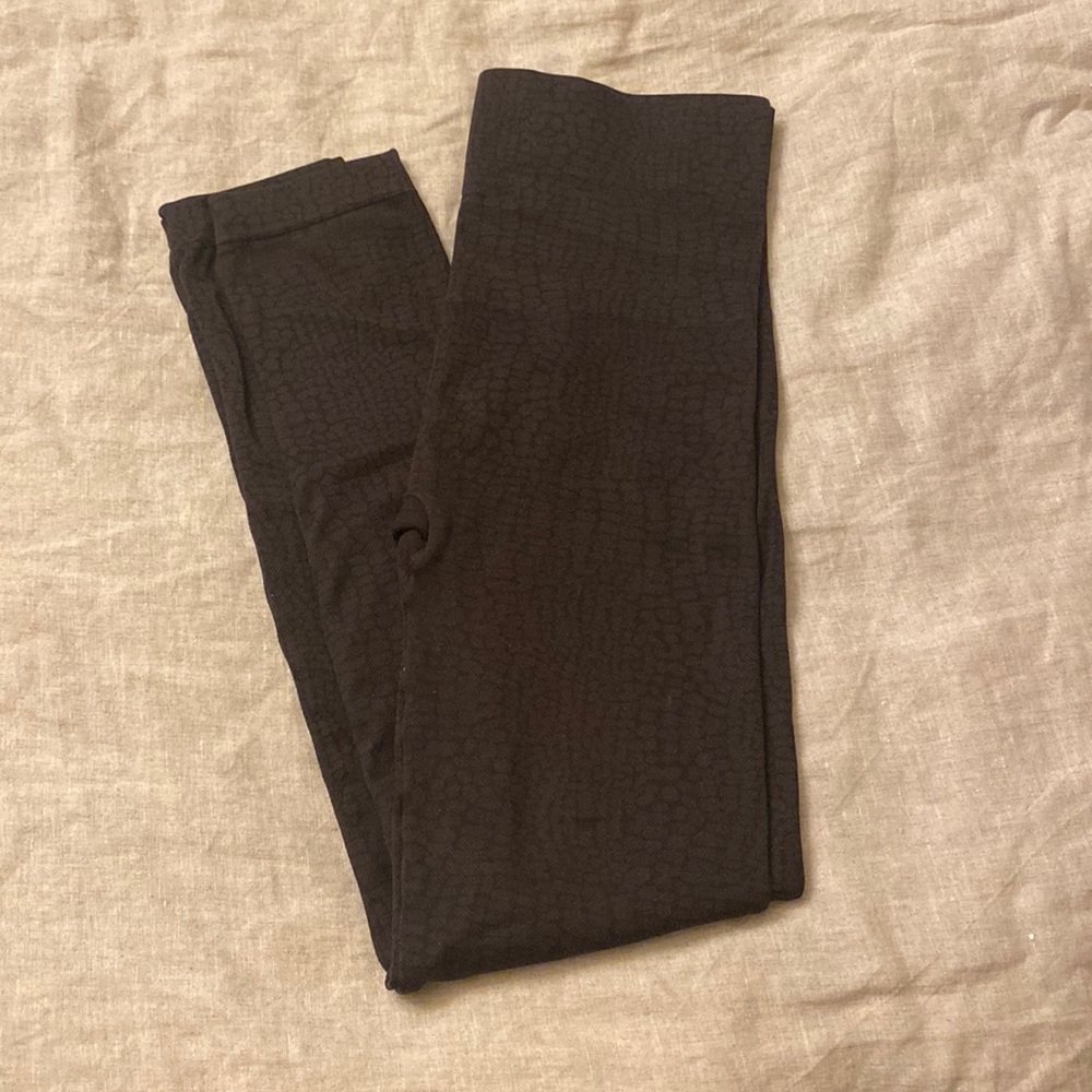 Spanx, snake skin leggings
